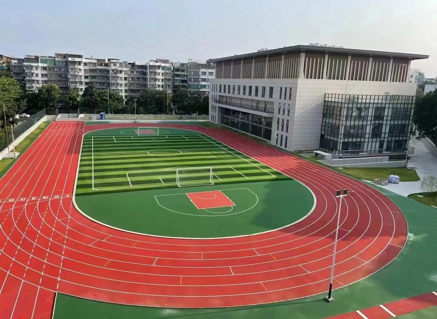 滨州市硅PU材料塑胶篮球场 - 方案
